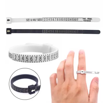 Ring Ruler Measurer Finger Coil Ring Sizing Tool UK Size US Size  Measurements Ring Sizer Accessory Insert Guard Tightener Tools