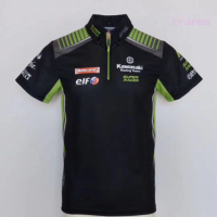 Summer Ready Stock!! Kawasaki Ninja Team Motorcycle Sport Riding Racing Polo Shirt fashion polo shirt
