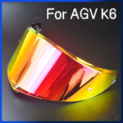 หมวกกันน็อคสำหรับ AGV หมวกกันน็อครถจักรยานยนต์ Night Vision Visor เลนส์สำหรับ AGV K6 หมวกกันน็อคเลนส์กระจกอุปกรณ์เสริมรถจักรยานยนต์-Faneje