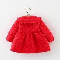 Baby Girl Clothes Winter Coat Cute Lapel Warm Clothing For KidsTH