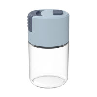 mandari 100ml Spice Jar Push Type Leak Proof PP Good Air Tightness Mini Seasoning Container Kitchen Accessories Spice Jar Wide
