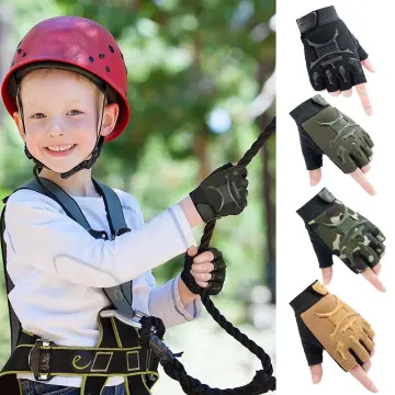 Kids Cycling Gloves Non-Slip Full Finger Bike Gloves Children Sport Gloves