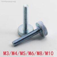 ✿ 1/10pcs M3 M4 M5 M6 M8 M10 GB835 Knurld Flat Head Hand Tighten Thumb Screw Curtain Wall Glass Thumb screw bolts