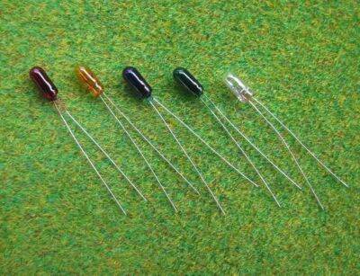 [COD] PEMS3mm 6V Grain of Bulbs Mixed Color RYBGW NEW