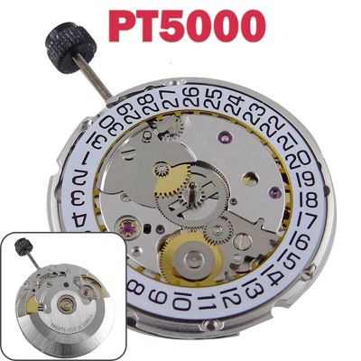 hot【DT】 PT5000 Movement Mechanical 21600 Bph-28800 Bph Date Display Clone 2824 25 Jewel 25.6Mm Diameter