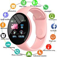 18 Pro Smart Watch ผู้ชายผู้หญิงบลูทูธติดตามการออกกำลังกายสร้อยข้อมือกีฬาอัตราการเต้นหัวใจความดันโลหิตเด็ก S Mart W Atch สำหรับ IOS A Ndroid