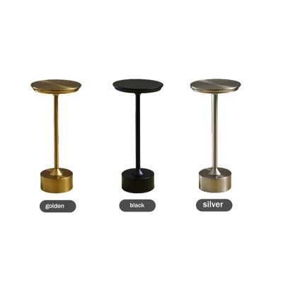 1Set Simple Retro Desk Lamp Restaurant Bar Decor Touch USB Rechargeable Desk Lamp Night Light Gold