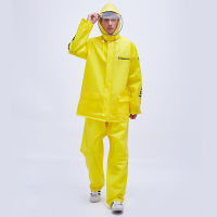 Clear Raincoat Rain Pants Suit Thickened Transparent Waterproof Plastic Jacket Coat Yellow Rain Coat Women Capa De Chuva Gift