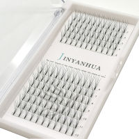 Best Premade Fans Silk Mink Eyelash Volume Eyelashes Handmade Synthetic False Eyelashes 2d3d4d Camellia 12 Rows Lash Extension