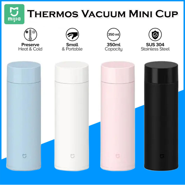 Mijia 350ml Stainless Steel Water Bottle 190g Lightweight Thermos Vacuum  MIni Cup Camping Travel Portable Insulated