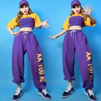 Girls Jazz Dance Costume Modern Team Stage Competition Performance Clothing Female Hip Hop Dance Clothes Festival ClothingSL5379