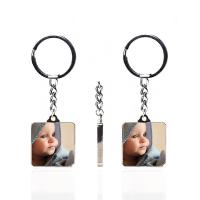 【CW】◈☸✈  3cm Sided Personality Pendant Baby Custom Keychain Photo Mom Dad Grandparent Favorite