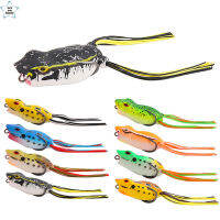 กีฬานักปั่นจักรยานเหยื่อกบจำลองตกปลาลอยน้ำเหยื่อ Crankbait เหยื่อแบบนิ่มเทียมสำหรับปลากะพง Walleye Pike Muskfish Carp Roach Trout