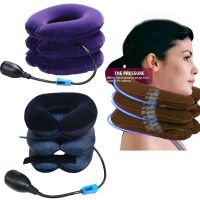 Neck Stretcher Inflatable Air Neck Traction Apparatus Device Soft Neck Cervical Collar Pillow Pain Stress Pain Relief Tractor Pillows  Bolsters