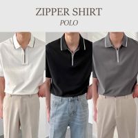 EVERY ZIPPER POLO เสื้อโปโลทรงพอดีตัว