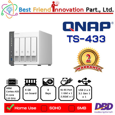 QNAP TS-433-4G 4-Bay NAS