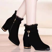 ◎♠✎ WomenS Cool Boot With Short Cylinder and Heel WomenS Cool Boot With Short Cylinder Ankle Support