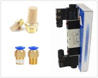 AIRTAC 4V230 08C 5 Way 3 Position 1/4 quot; Pneumatic Solenoid Valve DC12V DC24V AC110V AC220V w Fittings Connector 4 6 8 10 12mm