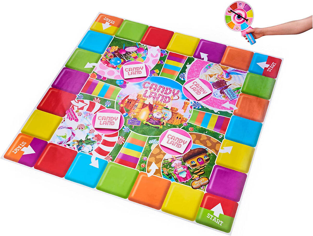 Spin Master Giant Candy Land Classic Retro Party Board Game Indoor
