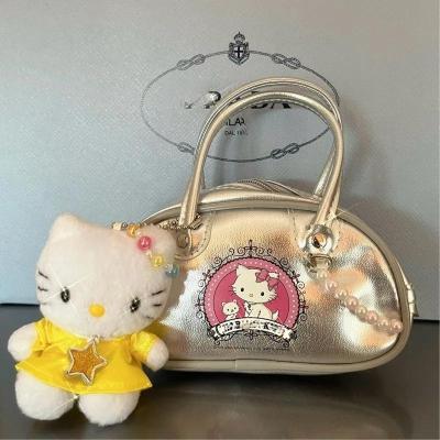 สวัสดี s Kawaii Pu กระเป๋า Sanrio การ์ตูนนุ่มใหม่กระเป๋าถืออะนิเมะยัดไส้ถุงเก็บสัตว์ช้อปปิ้งกระเป๋าเป้สะพายหลังสาวของเล่นของขวัญ