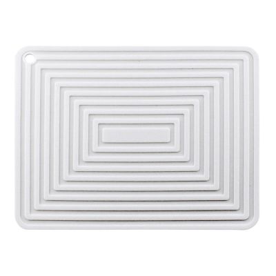 Large Silicone Pot Holder Square Thick Heat Insulation Pad Non-Slip Corrugated Kitchen Table Mat