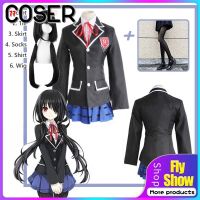 【COSER 77】ชุดคอสเพลย์ ชุดกระโปรง Tohka Itsuka Kotori High School JK สําหรับปาร์ตี้ฮาโลวีน