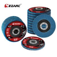 EZARC จานทรายเรียงซ้อน10/20ชิ้น,ล้อขัดบดเซอร์โคเนีย T29 115มม.,แผ่นขัดปลายข้าวขนาด40/60/80/120สำหรับโลหะ...