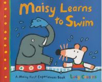 Maisy learning to swim mouse Bobo learning to swim English picture book original childrens English story English original imported book