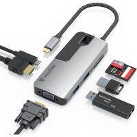 WAVLINK อะแดปเตอร์ฮับ USB C เป็น HDMI 7 in 1