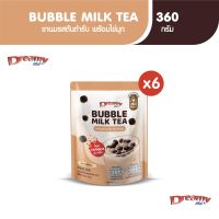 Dreamy Bubble Milk Tea ชานม รสต้นตำรับ ชานมสไตล์ไต้หวัน 3 in 1 พร้อมเม็ดไข่มุก 360 g. (แพ็ค 6)