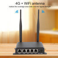 4G LTE WiFi Router 300Mbps ปลดล็อกโมเด็มไร้สายพร้อมซิมการ์ดสล็อต2.4Ghz 5dbi เสาอากาศ4 10M/100Mbps LAN 1 10/100Mbps WAN