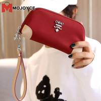 Tas Kosmetik ไนลอนแฟชั่นแบบกระเป๋าคลัตช์ผู้หญิง MOJOYCE เรียบง่ายลำลองสีตัดกันแบบพกพากันน้ำมีหลายกระเป๋าสำหรับวันหยุดสุดสัปดาห์