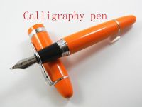 【⊕Good quality⊕】 ORANGEE Jinhao ปากกาสีส้มเงินอุปกรณ์เสริมสกรูเพื่อความปลอดภัยปากกาปากกาหัวปากกาประดิษฐ์