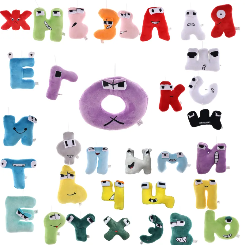 Alphabet Lore Russian Alphabet Cartoon Plush Doll Kids Gifts