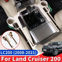 สำหรับ Toyota Land Cruiser 2008-2021 200ช่องว่างที่นั่ง LC200กล่องเก็บของควบคุมที่พักแขนกลางถ้วยน้ำอุปกรณ์ดัดแปลง