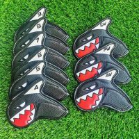 ☊✐✽ Han edition shark personality upscale golf clubs set good set of golf rod head protective sleeve head cap sleeve