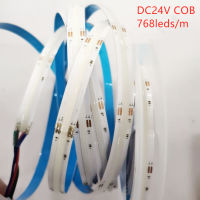 5M DC24V RGB COB LED Strip 768LEDsm High Density Super Bright COB Flexible RGB LED Lights for Indoor Decoration Lighting