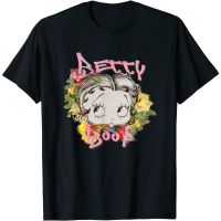 American Cartoon Betty Boop mens 100% cotton round neck short -sleeved T-shirt