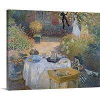 The Lundeon Monet S Garden At ศิลปะบนผืนผ้าใบสำหรับติดกำแพง Print, Food Artwork