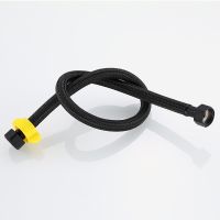 G1/2 4Point Black Nylon Water Inlet Hose Faucet Hose Water Heater Pipe Toilet Connection Kitchen Bathroom Hose All Black Tube