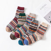 10 pcs=5 Pairs Mens Wool Warm for Winter Against Cold Snow Socks Male Funny Cashmere Casual Soft Thick lot Sokken