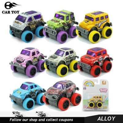 CAR TOYS 1PC 1:64  Alloy Pull Back car Toy 11cm monster truck Model Pull Back Racing Cars Toy Die-Cast vehicle Alloy car model toys for boys cars toys