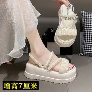 Women s High Sandals Wedges Slippers Latest Women s Shoes Fashion Wedge