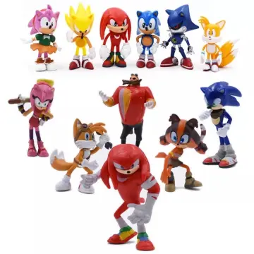 6pcs/set 6-7cm Sonic Figures Toy Pvc Toy Shadow Tails Characters Figure  Toys For Children Animals Toys Set Free Shipping - Action Figures -  AliExpress