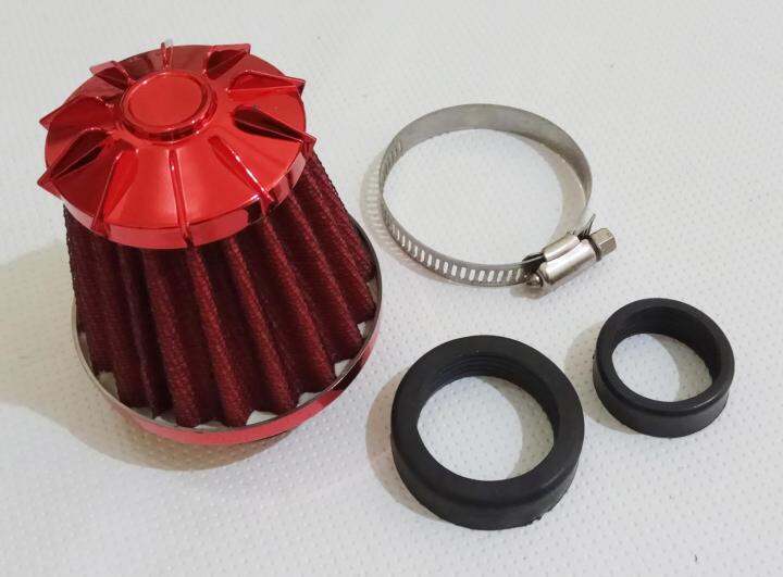 saringan filter udara universal model jamur besar warna merah untuk