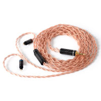 NICEHCK 4 Core 4N OFHC High Purity Oxygen-Free Copper Cable 3.5/2.5/4.4mm MMCX 2Pin wire