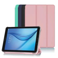 QIJUN For Samsung Galaxy Tab E 9.6 39; 39; (2015) Flip Case For T560 Cases Magnetic For SM-T560 SM-T561 Smart PU Leather Cover Funda