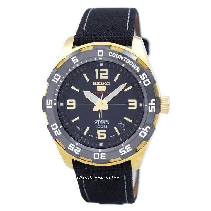 นาฬิกาข้อมือ-seiko-5-sports-automatic-srpb86j1-made-in-japan-black-gold