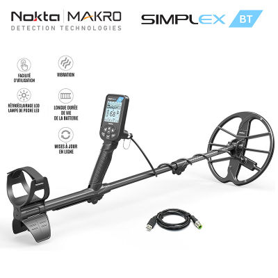 Nokta Makro Simplex BT เครื่องตรวจจับโลหะ เครื่องหาทอง กันน้ำได้ ของแท้ ประกันศูนย์ไทย