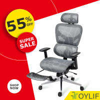 OYLIF K80 Ergonomic office Chair เก้าอี้สำนักงาน【5 years warranty】